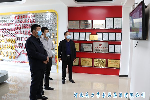 清苑區(qū)崔書(shū)記一行人蒞臨辰力集團(tuán)指導(dǎo)檢查工作
